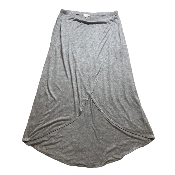 Gap Gray Jersey High Low Skirt - Picture 7 of 7